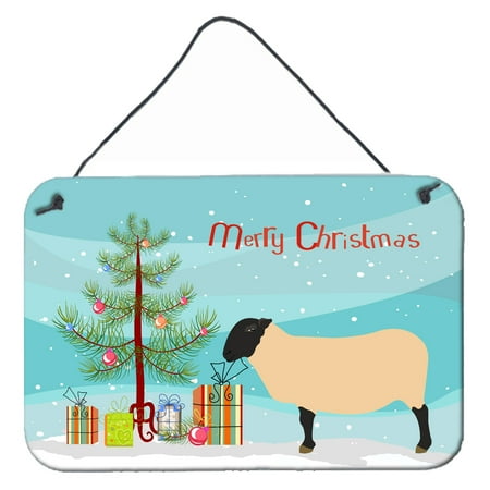 Suffolk Door - Suffolk Sheep Christmas Wall or Door Hanging Prints BB9339DS812