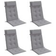 thumbnail image 1 of Cojines para silla VidaXL Highback, tela Oxford gris duradera, 1 of 8
