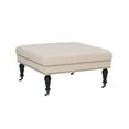 thumbnail image 1 of Aubrey Natural Square Tufted Ottoman, 1 of 5