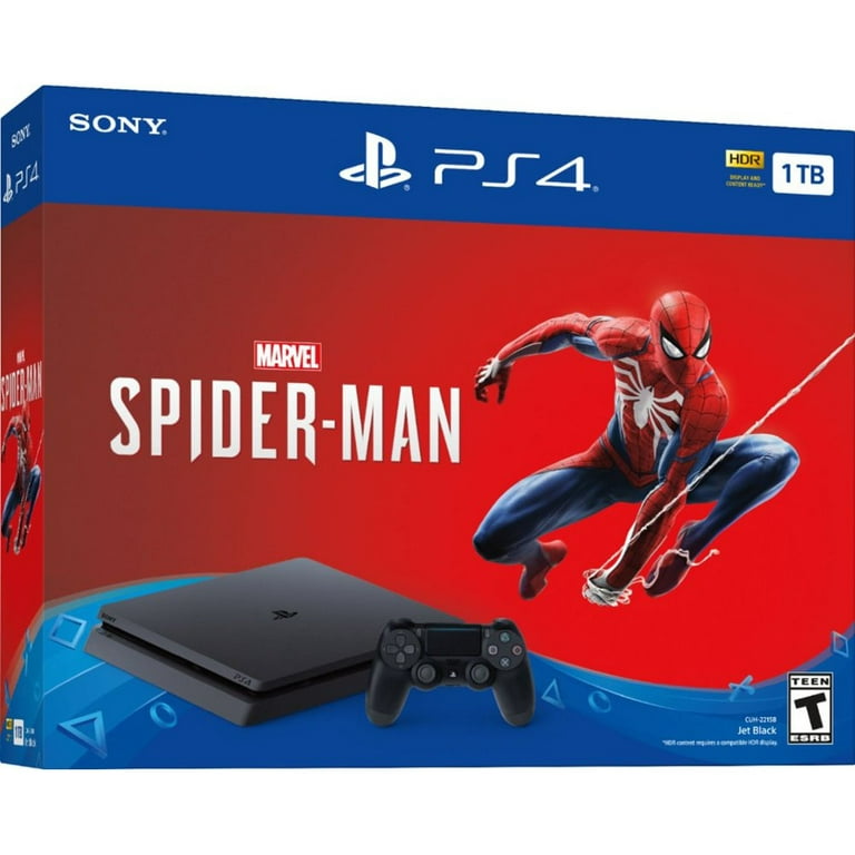 Best Buy: Sony PlayStation 4 1TB Marvel's Spider-Man Console Bundle Jet  Black 3003217