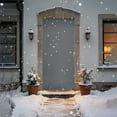 thumbnail image 3 of Thermal Insulated Door Curtain for Winter-Windproof Cold Protection Doorway Cover Panel,Oxford Cloth with Cotton Fiber,Waterproof Noise Reduction Door Curtain for Bedroom,Garage(80.3*32.2Inch,grey1), 3 of 8