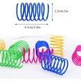 thumbnail image 5 of 4/200Pcs Cat Spring Toy, Cat Spiral Toys Interactive for Indoor Colorful Cats Plastic Springs Coil for Kitten Hunting Swatting, 5 of 7