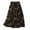 Black, variant on EINCcm Women's High Elastic Waist Midi Skirt Casual Summer Trendy Flowy Ruffle Floral Print A line Long Skirts
