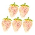 thumbnail image 7 of HONMEET 5Pcs Lifelike Pink Faux Strawberries Plastic Models Ideal for Home Decor and Event Decoration, 7 of 7