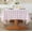 A-pink, variant on Verolix Checkered Square Tablecloth 55 x 55 Inch, Cotton Linen Blend Washable Table Cover with Tassels for Dining and Kitchen