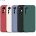 thumbnail image 2 of For Xiaomi 12 Lite Case for Xiaomi Mi 12 13 11 Lite 11T Cover Funda Soft Original Liquid Silicone Bumper For Xiaomi 12 Lite Green RedmiNote11ProGlobal, 2 of 6