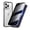 Silver, variant on SaniMore Case for iPhone 13 Pro Max 6.7" 2021, Double Side Clear Anti-peep Glass Anti-shock Anti-fall Full Body Ptotective Magnetic Shockproof Slim Case for iPhone 13 Pro Max, Black