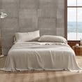 thumbnail image 3 of Byourbed Dark Sky Reserve® - Portugal Made 100% Linen Sheet Set - Stone Taupe King, 3 of 5