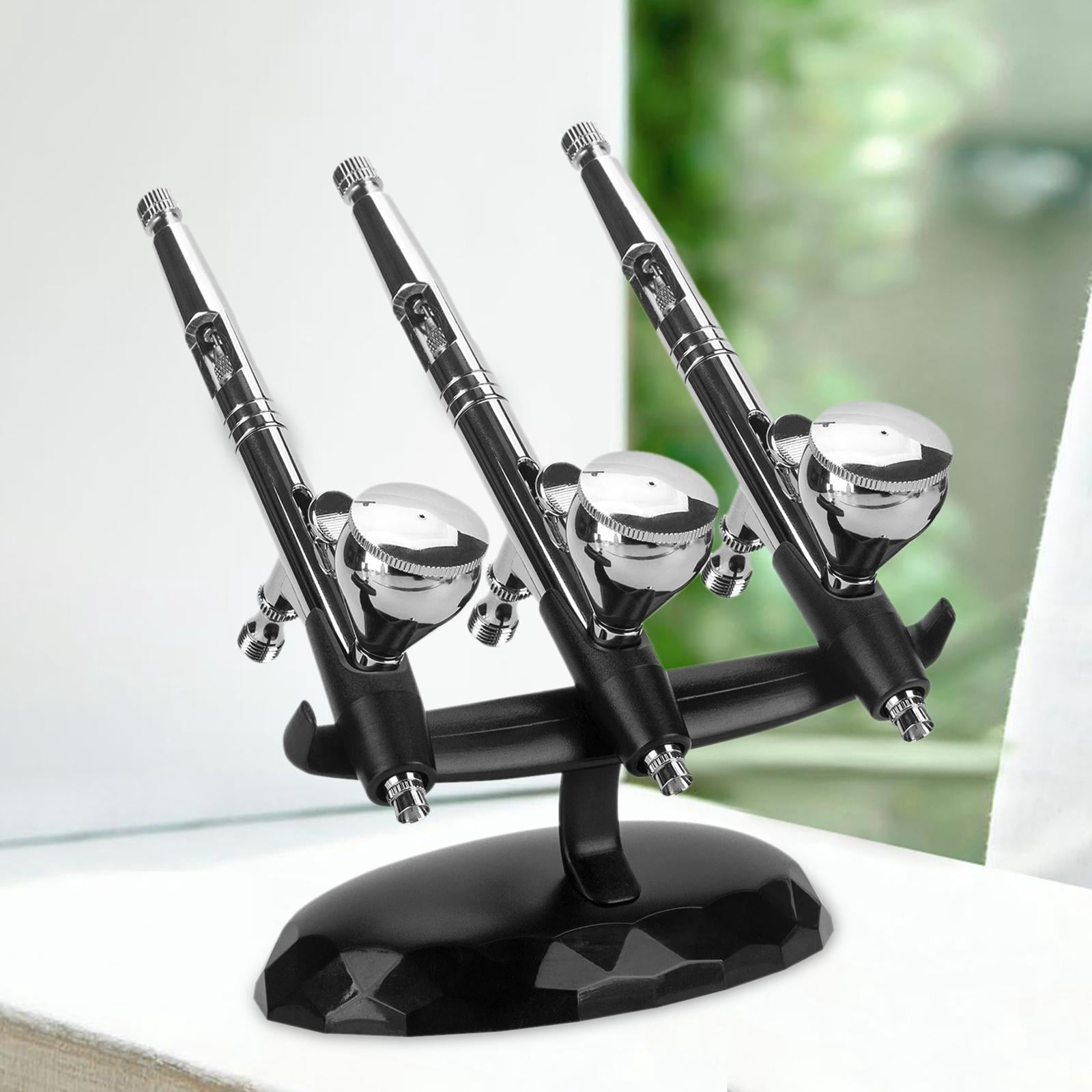 Milageto Airbrush Holder Sturdy Desktop Airbrush Stand for Cake Car Painting Nail Art DIY