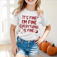 thumbnail image 2 of CAUYDY Kid Boys Girls Halloween Shirts Cute Embroidery Pumpkin T-Shirts Spooky Season Tees Outfits Short Sleeve Fall Tops(A01-Red,10-11 Y), 2 of 5