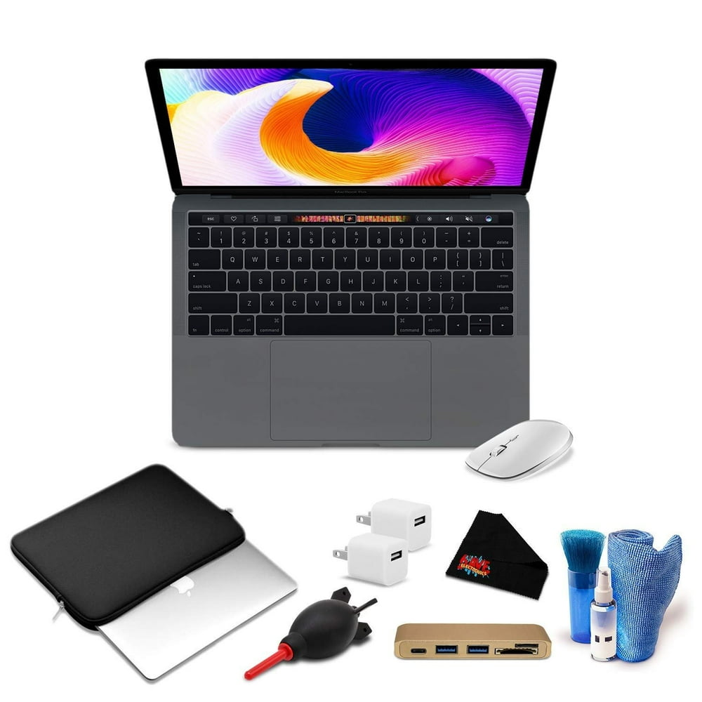 Apple 13.3 Inch MacBook Pro Laptop Computer with Touch Bar 256GB SSD