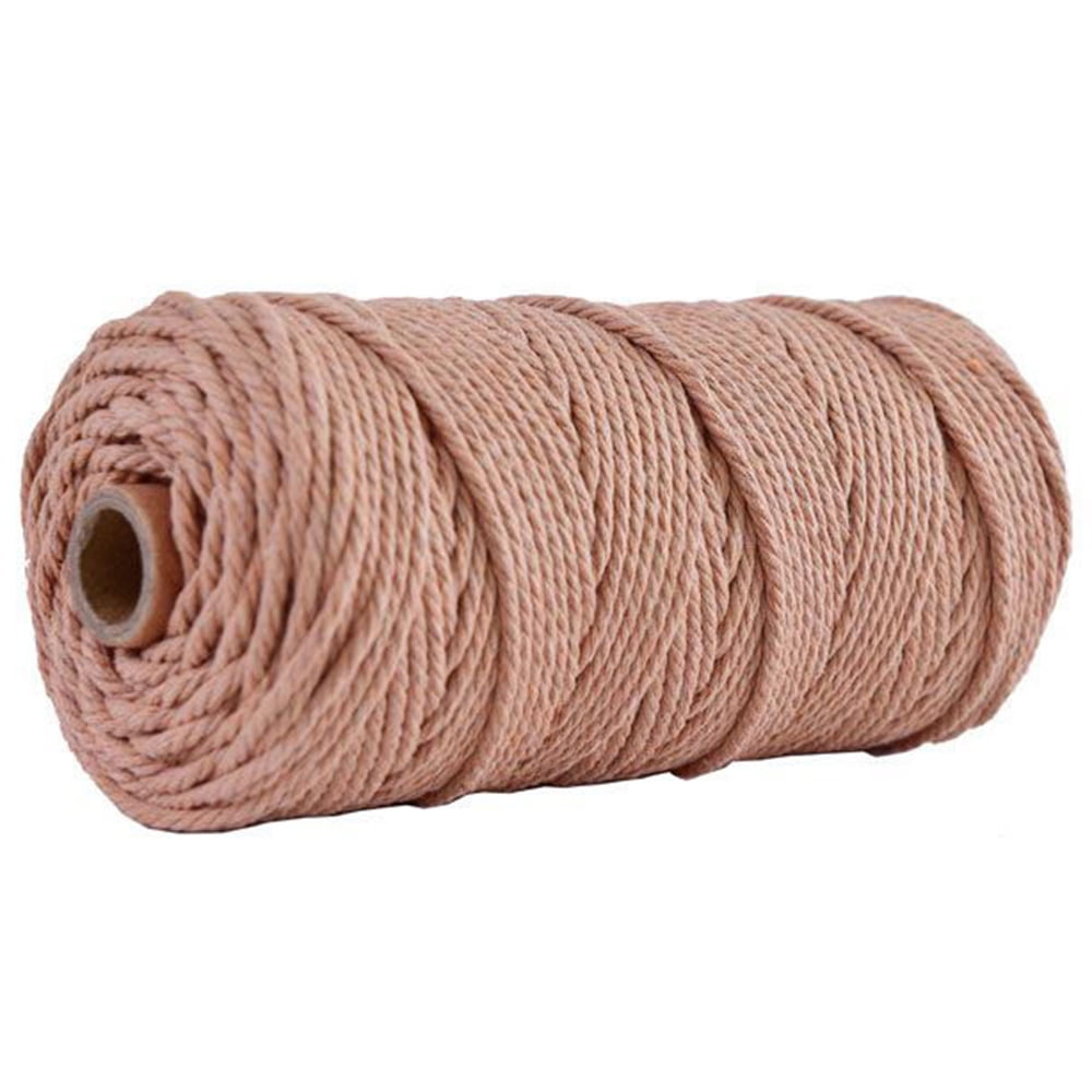 3mm*100m Color Rope DIY Handwoven Cotton Thread Cord Woven Tapestry