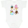 thumbnail image 3 of Inktastic Ice Cream with Patterns Boys or Girls Baby Bodysuit, 3 of 5