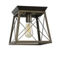 thumbnail image 2 of Radiance Goods Farmhouse-Style Two-Toned 1 Light Ceiling Flush Fixture 9" Wide, 2 of 5