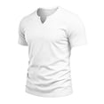 thumbnail image 3 of LIaqionyy Men's Short Sleeve Casual Basic Fashion V Neck Tee Shirts Summer Lightweight Solid Color Tops, 3 of 6