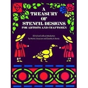 A Treasury of Stencil Designs for Artists and Craftsmen (Dover Books on Nature), Used [Paperback]