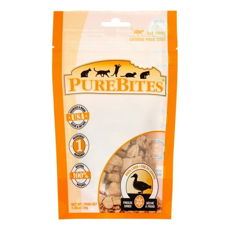 UPC: 0878968000727 | PureBites Duck Recipe Limited Ingredient Grain-Free Freeze Dried Cat Treat 1.05 Oz