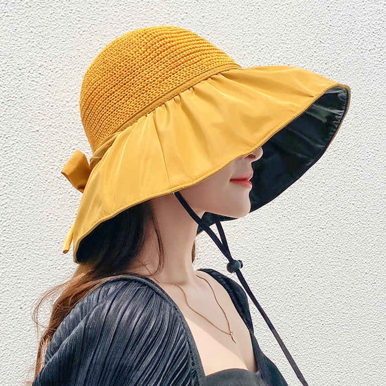 Leesechin Bucket Hats for Women Beach Hat Summer Fashionable  display picture 1