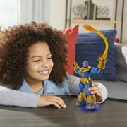 Marvel: Avengers Bend and Flex Iron Man, Captain America, and Thanos Kids Toy Action Figure for Boys and Girls Ages 4 5 6 7 8 and Up