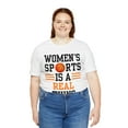 thumbnail image 5 of DJH Apparel | Women's Sports Is A Real Thing Basketball Unisex Tshirt, 5 of 7