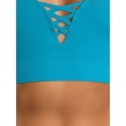 thumbnail image 6 of No Boundaries Women's Seamless Pullover Strappy Front Bralette, 6 of 7