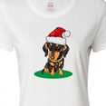 thumbnail image 4 of Inktastic Christmas Dachshund Dog Santa Women's T-Shirt, 4 of 5