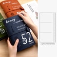 thumbnail image 2 of MOQIN 52 Week Money Saving Challenge Binder with Envelopes,Storage Budgeting Binder Budget Book Cash Saving Challenge Box kit with Pouches, Family Emergency Binder, 2 of 6