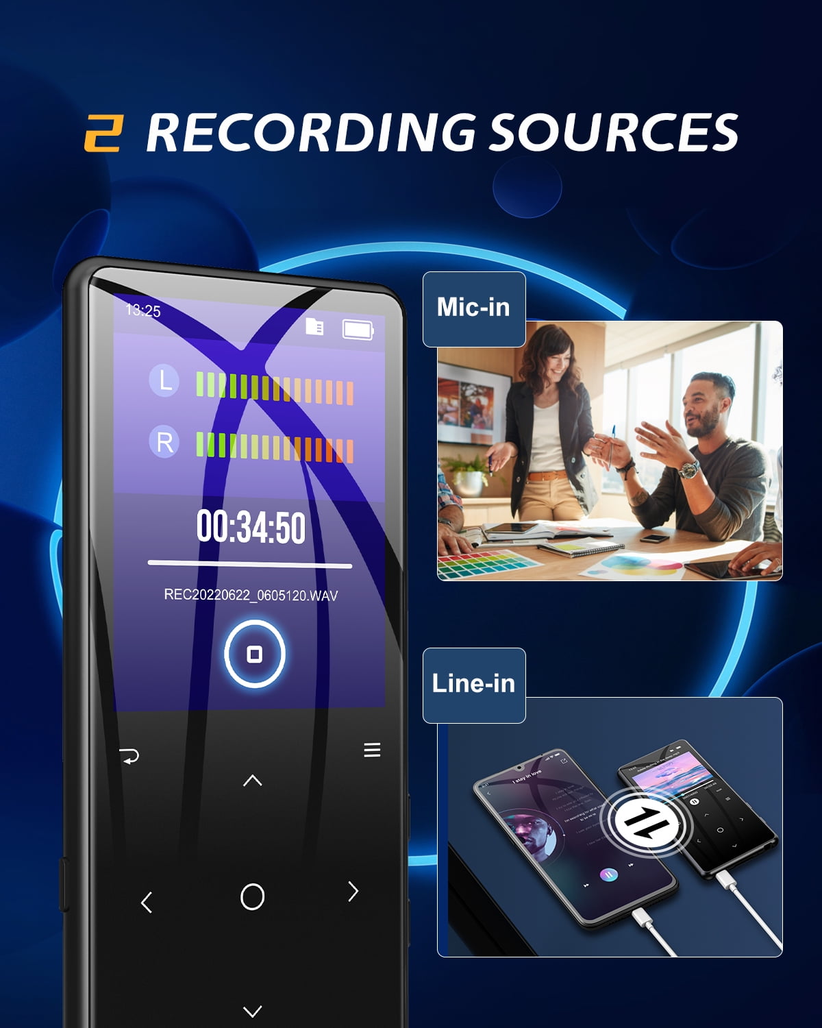 MECHEN D51 32GB Portable MP3 Player with Bluetooth Kuwait Ubuy