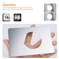 thumbnail image 3 of UPOUART 2Pcs Door Lock Repair Plate Stainless Steel for Home Improvement, 3 of 8