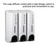 thumbnail image 2 of Dispensador de Jabón Wosthever Triple Accesorios de Baño Blanco, 2 of 5