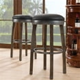 thumbnail image 3 of Leick Furniture Favorite Finds 26" Wood Counter Stool in Graystone (Set of 2), 3 of 7