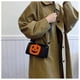 thumbnail image 4 of Bolso de Calabaza de Halloween | Azul, Negro, Blanco y Naranja | Piel Sintética | Bandolera | 20,5 X 12 X 7 Cm | Bolso Festivo y Original, 4 of 6