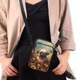 thumbnail image 4 of HELLHERO Pug Meadow Sky Shoulder Bags Adjustable Strap Polyester Adult 4.33"x1.97"x7.09" for Casual Use, 4 of 7