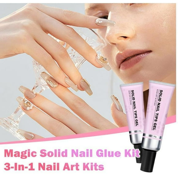 Herramientas para decoración de uñas El nuevo parche adhesivo sólido para uñas Quitaesmalte de uñas Gel para uñas Iluminación de uñas Kits de pegamento para uñas tres en uno