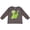 Charcoal Grey, variant on Inktastic Green Dragon Boys or Girls Long Sleeve Toddler T-Shirt