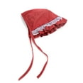 thumbnail image 1 of Adjustable Dog Outdoor Sport Sun Protection Dog hat - for Small Medium and Large Pet Hat, Burgundy M, 1 of 5