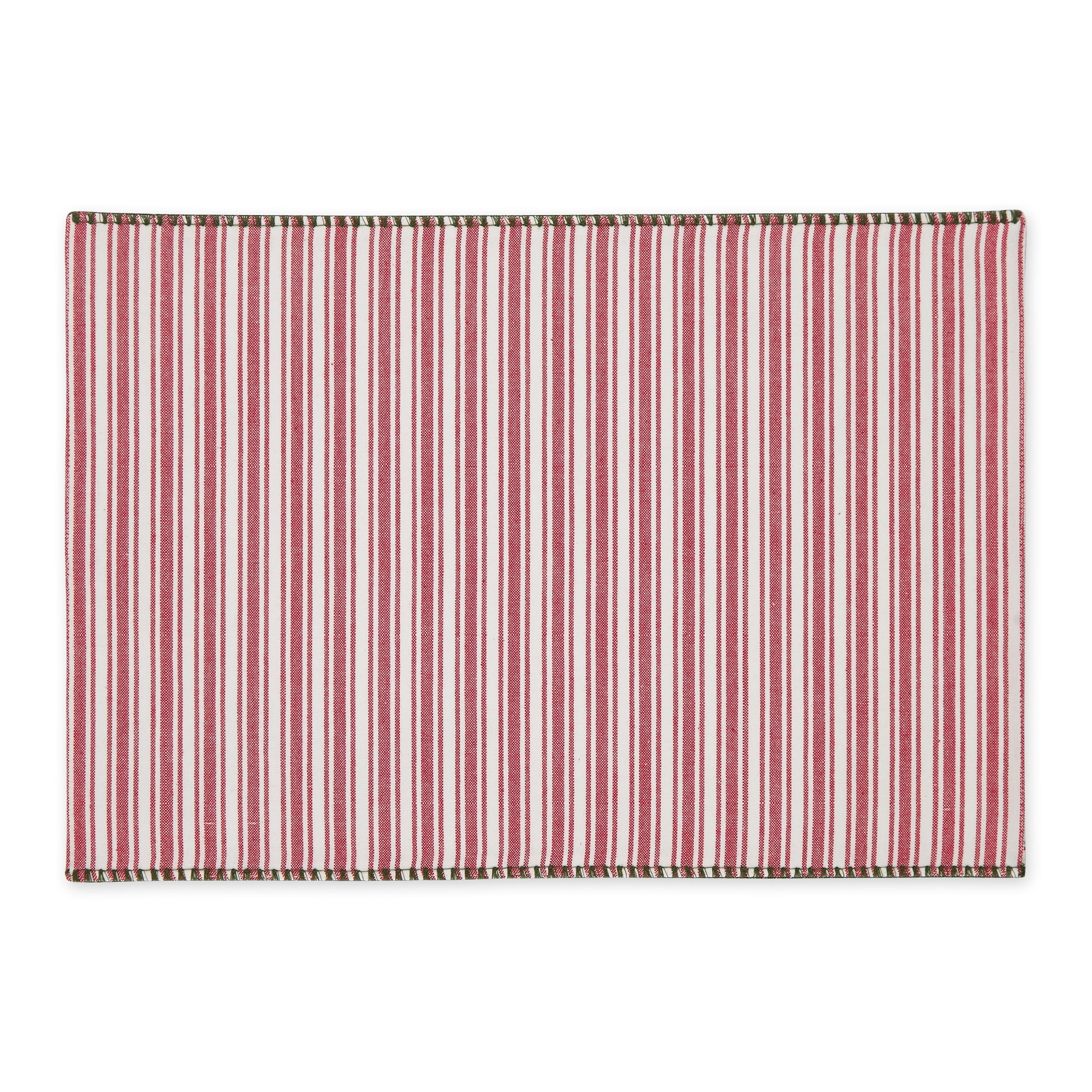 Heritage Holiday Sprigs Reversible Embellished Placemat (Set Of 4)