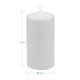 thumbnail image 5 of Pillar Candles Stonebriar, blanco sin perfume, 3 x 6, 65 h, quemado, 6 unidades Stonebriar NA, 5 of 9
