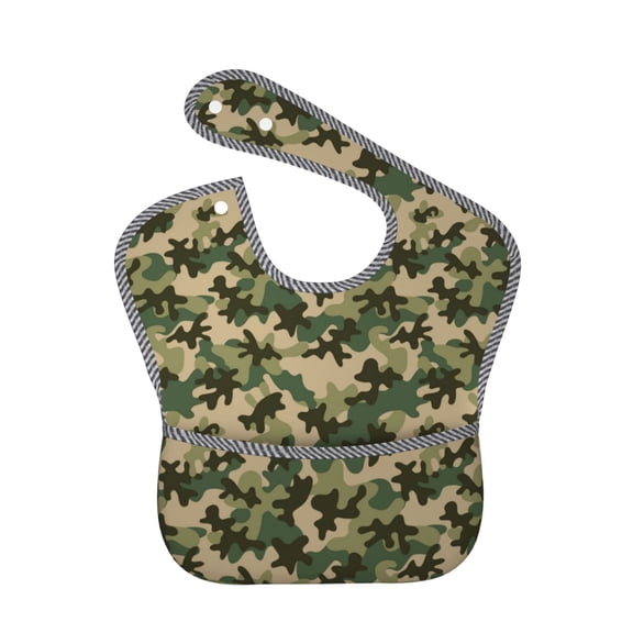Easygdp Camouflag Bibs For Babies, Baby Bibs for Eating, Toddler Bibs, Waterproof Bibs, Feeding Bibs, for Toddlers, Boys, Girls