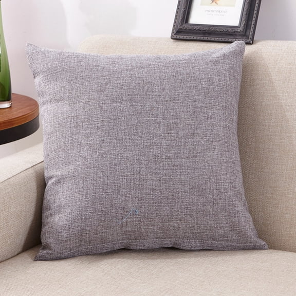 19×19inThrow Pillowcase Linen Sofa Cushion Cover for Home Decor, Washable, Elegant Super Shape Design, Easy Care, Adds Stylish Touch to Any Room