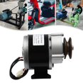 thumbnail image 3 of (36V) 250w Electric Brushed Motor 2750rpm Speed, Brushed Dc Motor Powerful Electric Moto-r with Belt Pulley for Scooters, E-Bikes, Tricycles, 3 of 9