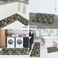 thumbnail image 5 of Pioneer Flower Floral Print Pattern Kitchen Rugs Sets Of 2,Anti Fatigue Kitchen Mat Rugs Non Slip Washable,Decorative Kitchen Floor Mats for Kitchen,Sink,Laundry,17"x30"+17"x47", 5 of 7