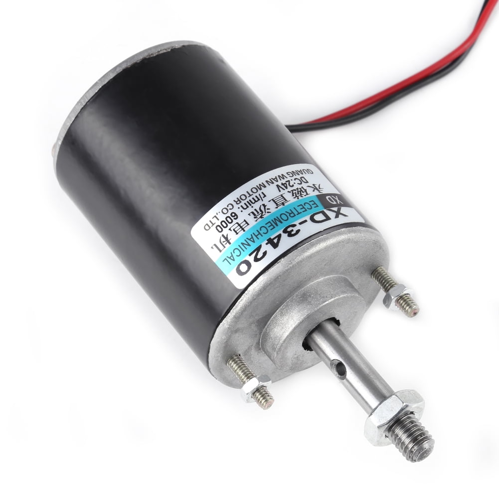 DC 12V 3000RPM Haute vitesse CW//CCW 12//24V 30W Moteur /à courant continu /à aimant permanent Pour le bricoleur