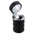 thumbnail image 2 of Cenicero de coche con luces LED, caja de soporte para contenedor de cigarrillos automático (negro) Ndcxsfigh Libre de BPA, 2 of 4