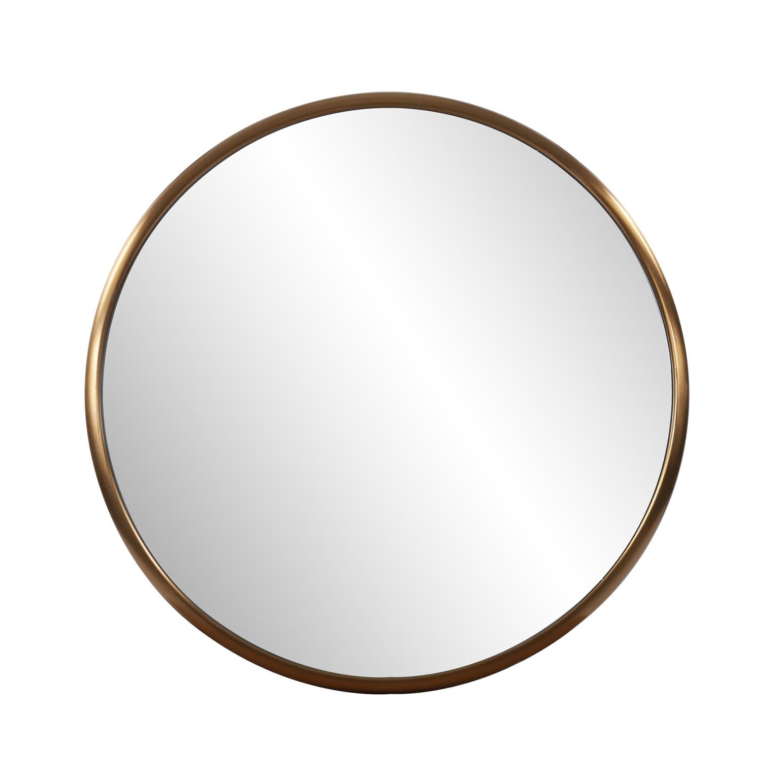 Tyler Dillon Round Decorative Stainless Steel Wall & Accent Mirror