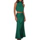 thumbnail image 1 of Conjunto De 2 Piezas De Verano Traje de falda de chaleco de 2 piezas para damas Slim Fit Hollow Out Ropa diaria (Verde L) Cgtredaw Para estrenar, 1 of 1