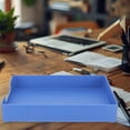 thumbnail image 1 of WRITWAA home storage box File Box Blue ABS Workplace Efficiency 1Set, 1 of 7