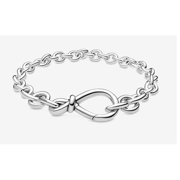 Pandora Chunky Infinity Knot Chain Bracelet - 18