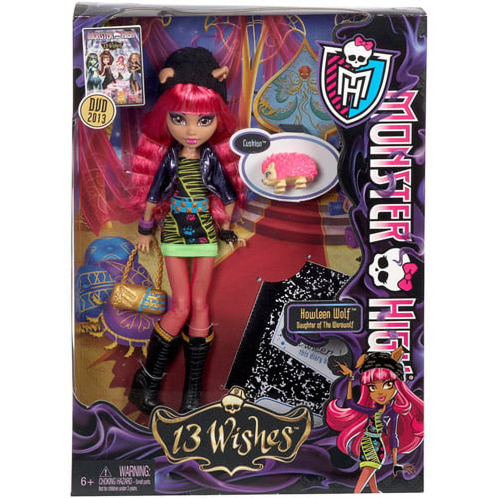 Monster High 13 Wishes Howleen Wolf Doll - image 3 of 3
