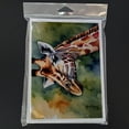 thumbnail image 3 of Carolines Treasures DAC2916GCA7P 0.01 x 5 x 7 in. Giraffe Greeting Cards - Pack of 8, 3 of 3
